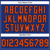 Custom Stitched Royal Orange-Black Sports Pullover Sweatshirt Hoodie