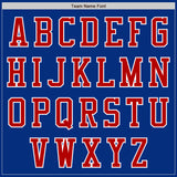 Custom Royal Red-White Authentic Baseball Jersey