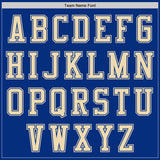 Custom Royal Cream Authentic Baseball Jersey
