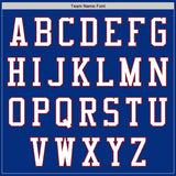 Custom Royal White-Crimson Authentic Baseball Jersey