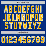 Custom Royal Gold-White Authentic Baseball Jersey