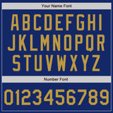 Custom Royal Old Gold Authentic Baseball Jersey
