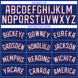 Custom Royal White-Red Authentic Baseball Jersey