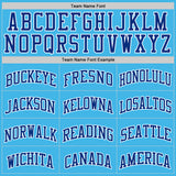 Custom Sky Blue Royal-White Authentic Basketball Jersey