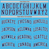 Custom Sky Blue Navy-White Authentic Basketball Jersey