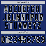 Custom Royal Black-White Authentic Sleeveless Baseball Jersey