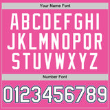 Custom Pink Black-Light Blue Authentic Sleeveless Baseball Jersey