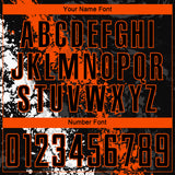 Custom Black Orange-White Sublimation Soccer Uniform Jersey