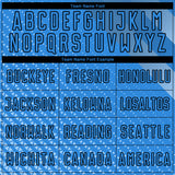 Custom Lakes Blue Black Geometric Shapes Sublimation Soccer Uniform Jersey