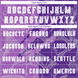 Custom Graffiti Pattern Medium Purple-Purple Scratch Sublimation Soccer Uniform Jersey