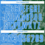 Custom Graffiti Pattern Powder Blue-Green Scratch Sublimation Soccer Uniform Jersey