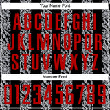 Custom Black Red-Gray Abstract Shape Sublimation Soccer Uniform Jersey