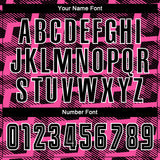 Custom Black Pink-White Line Sublimation Soccer Uniform Jersey