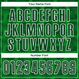 Custom Green Grass Green-White Line Sublimation Soccer Uniform Jersey