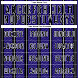 Custom Black Dark Purple-White Line Sublimation Soccer Uniform Jersey