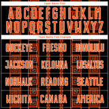 Custom Black Orange-White Geometric Shape Sublimation Soccer Uniform Jersey