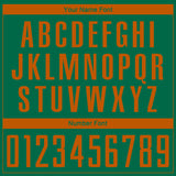 Custom Kelly Green Texas Orange Sublimation Soccer Uniform Jersey