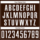 Custom Brown White Sublimation Soccer Uniform Jersey