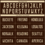 Custom Brown Cream Sublimation Soccer Uniform Jersey