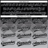Custom Black Gray 3D Pattern Gradient Square Shapes Two-Button Unisex Softball Jersey