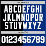 Custom Black Royal-Gray Split Fashion Performance T-Shirt