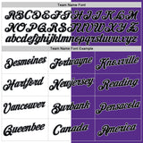 Custom Purple Black-Gray Split Fashion Performance T-Shirt