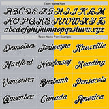 Custom Yellow Black-Gray Split Fashion Performance T-Shirt