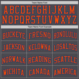 Custom Steel Gray Orange-Royal Authentic Basketball Jersey