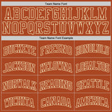 Custom Texas Orange Cream Authentic Basketball Jersey