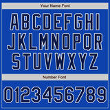 Custom Thunder Blue Navy-White Authentic Baseball Jersey