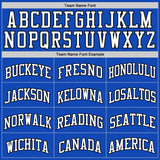 Custom Thunder Blue White-Black Authentic Basketball Jersey