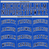 Custom Thunder Blue Gray White-Navy Authentic Basketball Jersey