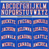 Custom Thunder Blue White-Red Authentic Basketball Jersey