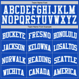 Custom Thunder Blue White-Light Blue Authentic Basketball Jersey