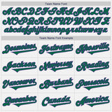 Custom White Kelly Green-Purple Authentic Two Tone Baseball Jersey