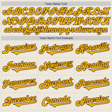 Custom Cream Gold-Brown Authentic Two Tone Baseball Jersey
