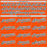 Custom Orange Steel Gray-White Authentic Two Tone Baseball Jersey
