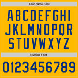 Custom Gold Royal Authentic Two Tone Baseball Jersey