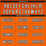 Custom Orange White-Black Abstract Shape Sublimation Volleyball Uniform Jersey