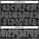 Custom Black White Lines Sublimation Volleyball Uniform Jersey