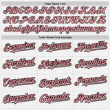 Custom White (Black Medium Pink Pinstripe) Silver-Black Authentic Baseball Jersey