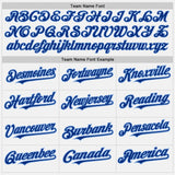 Custom White (Royal Light Blue Pinstripe) Royal-Light Blue Authentic Baseball Jersey