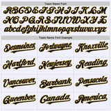 Custom White Black-Old Gold Mesh Authentic Throwback Baseball Jersey