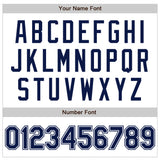 Custom White Navy Authentic Baseball Jersey