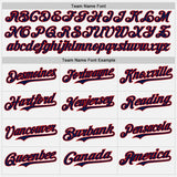 Custom White Navy-Red Authentic Baseball Jersey