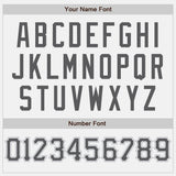 Custom White Steel Gray-Gray Authentic Baseball Jersey