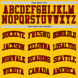 Custom Yellow Red-Black Authentic Basketball Jersey