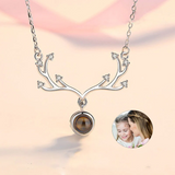 Antler Projection Necklace Personalized