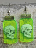 Women's Holy Ghost Fluorescent Acrylic Earrings
