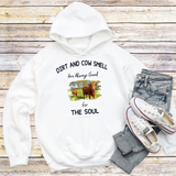 Dirt And Cow Smell Are Always Good For The Soul - Photo Personalized Pullover Hoodie, Gift For Farmer